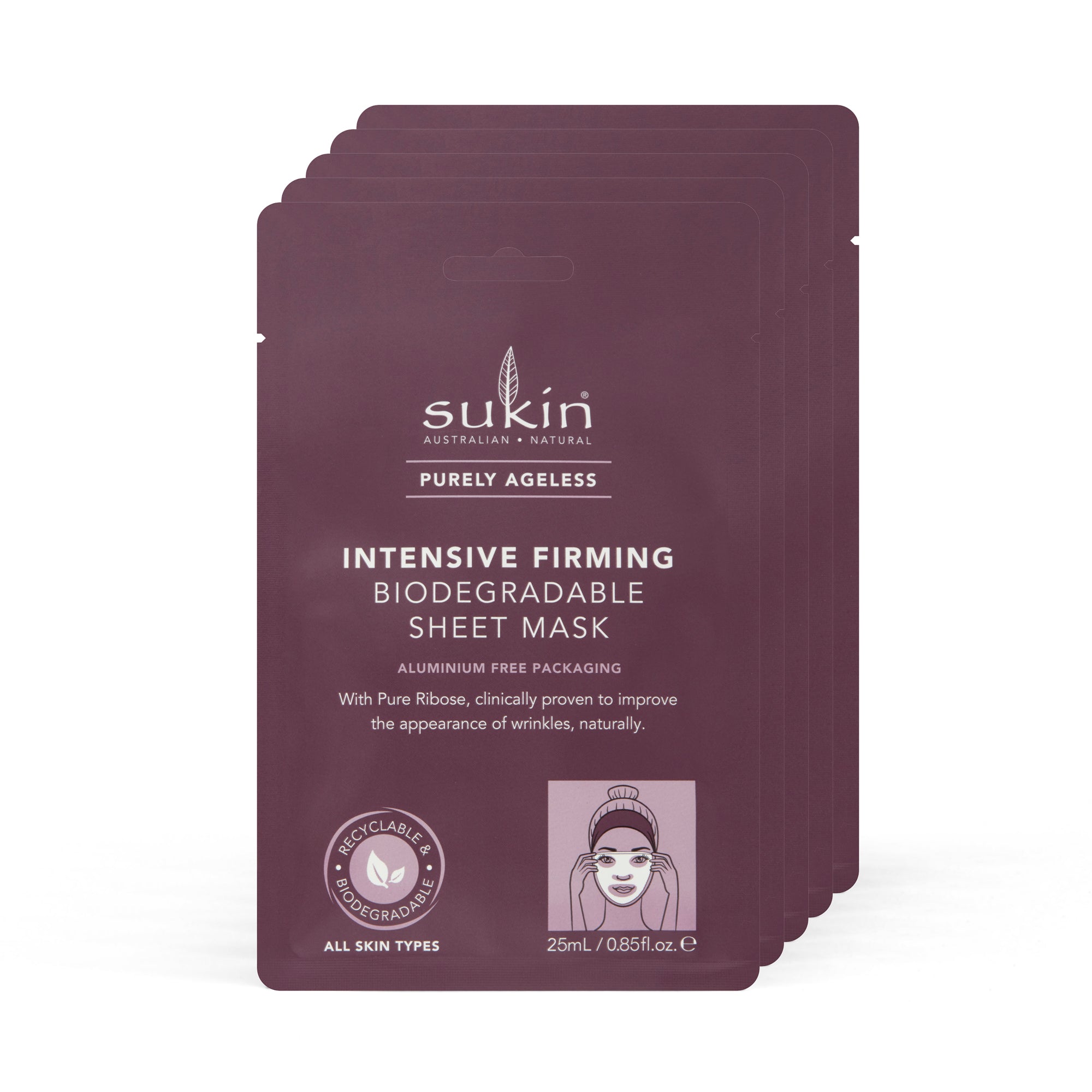 INTENSTIVE FIRMING SHEET MASK | PURELY AGELESS | 5 PACK